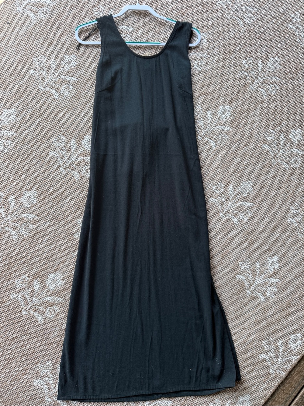 K Studio Everyday Black Sleeveless Maxi Dress 509-LGW2